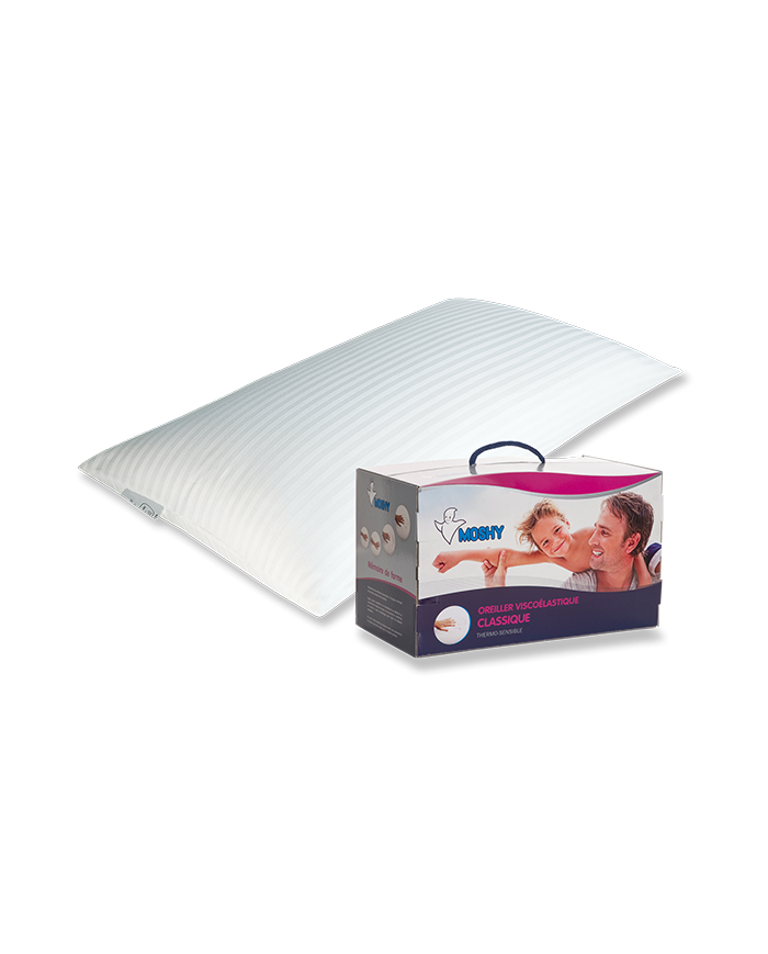 Oreillers Double housse Thermo sensible  Visco classique