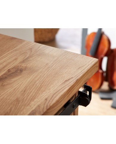 Commode STRONGWOOD II 150 cm  —  La Commode originelle  en chêne massif & esprit industriel : une qualité