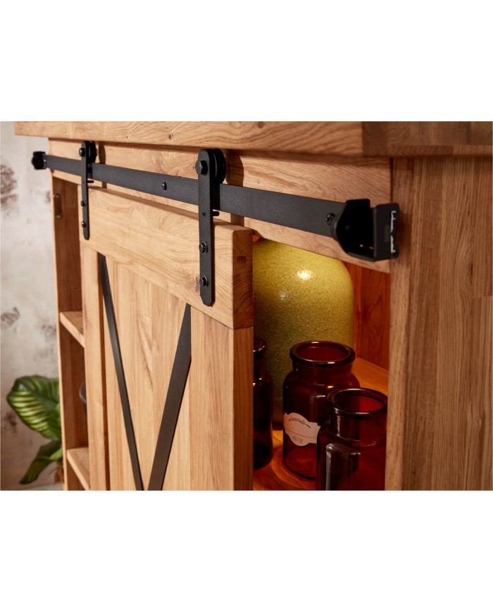 Buffet haut STRONGWOOD I taillé pour les intérieurs affirmés Façonnée en chêne massif huilé