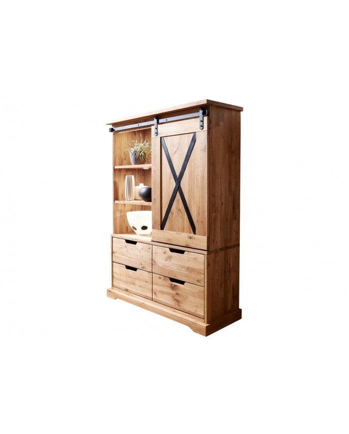 Buffet haut STRONGWOOD I taillé pour les intérieurs affirmés Façonnée en chêne massif huilé
