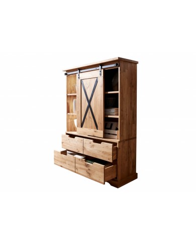 Buffet haut STRONGWOOD I taillé pour les intérieurs affirmés Façonnée en chêne massif huilé