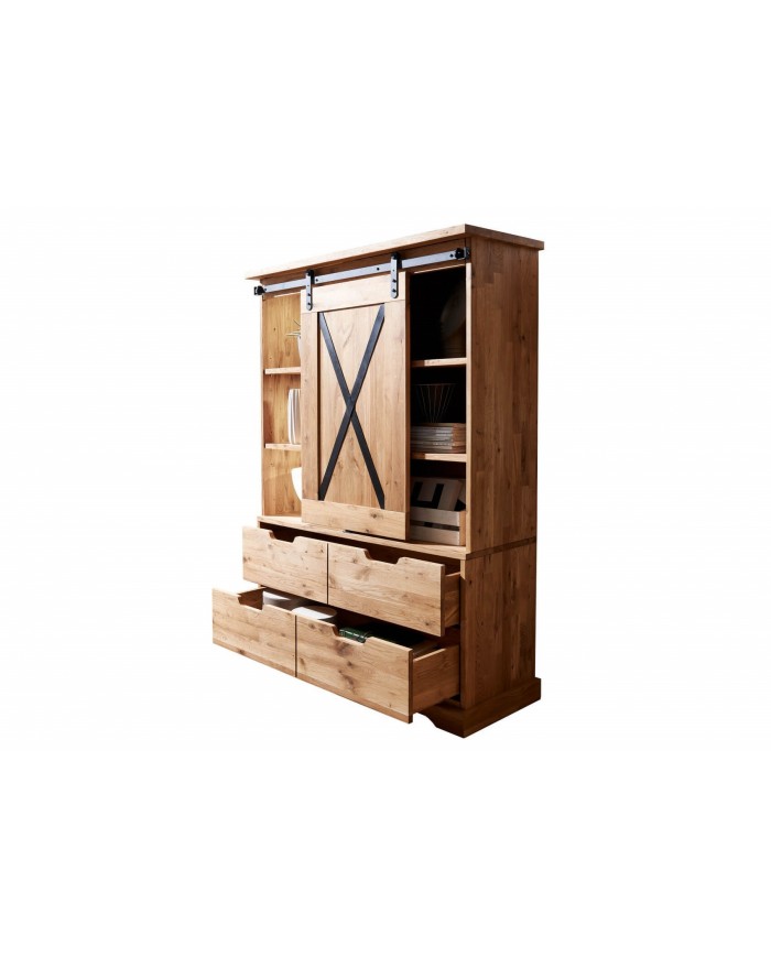 Buffet haut STRONGWOOD I taillé pour les intérieurs affirmés Façonnée en chêne massif huilé