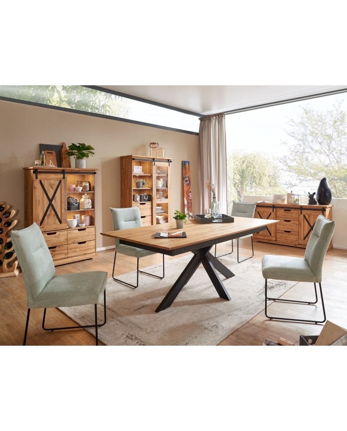 Buffet haut STRONGWOOD I taillé pour les intérieurs affirmés Façonnée en chêne massif huilé