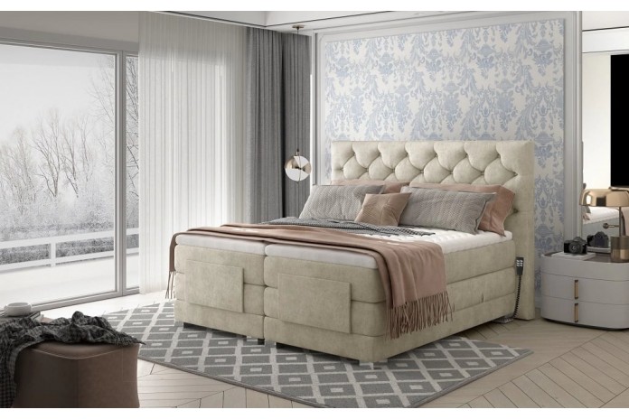 Boxspring RÉGLAGES MOTORISÉS HAUTE PRÉCISION AEROLUX™ – ZÉRO EFFORT, 100% BIEN-ÊTRE