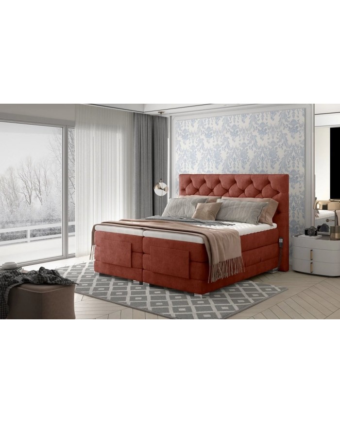 Boxspring RÉGLAGES MOTORISÉS HAUTE PRÉCISION AEROLUX™ – ZÉRO EFFORT, 100% BIEN-ÊTRE