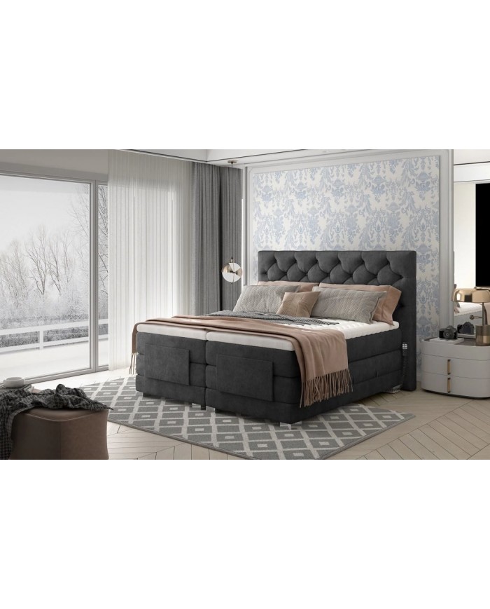 Boxspring RÉGLAGES MOTORISÉS HAUTE PRÉCISION AEROLUX™ – ZÉRO EFFORT, 100% BIEN-ÊTRE