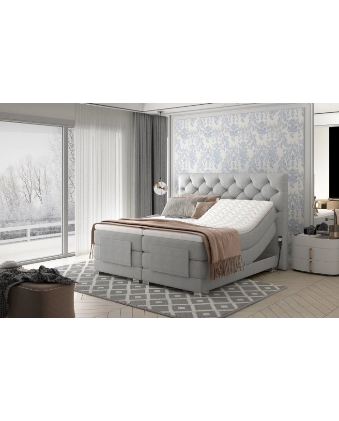 Boxspring RÉGLAGES MOTORISÉS HAUTE PRÉCISION AEROLUX™ – ZÉRO EFFORT, 100% BIEN-ÊTRE