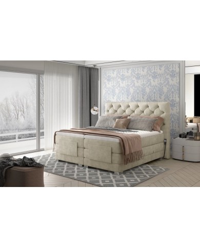 Boxspring RÉGLAGES MOTORISÉS HAUTE PRÉCISION AEROLUX™ – ZÉRO EFFORT, 100% BIEN-ÊTRE