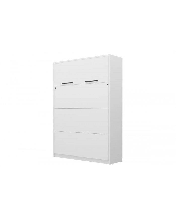 Lit escamotable vertical 120×200 cm avec LED & rangement