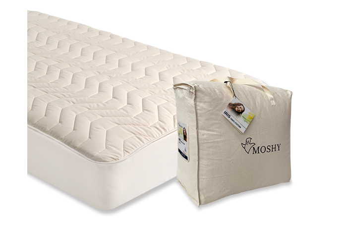 Protège Matelas Capitonne Uni 100% Coton IRIS