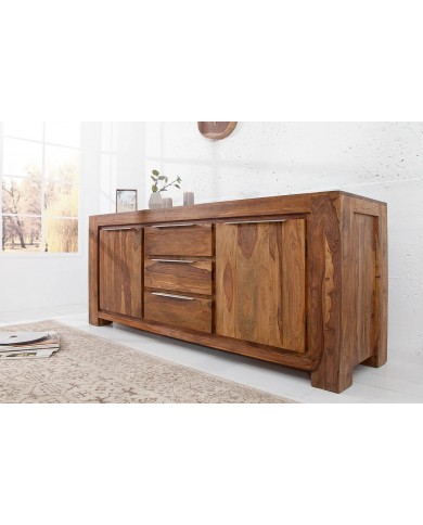 Commode buffet en bois massif de sheesham TITAN™ 175