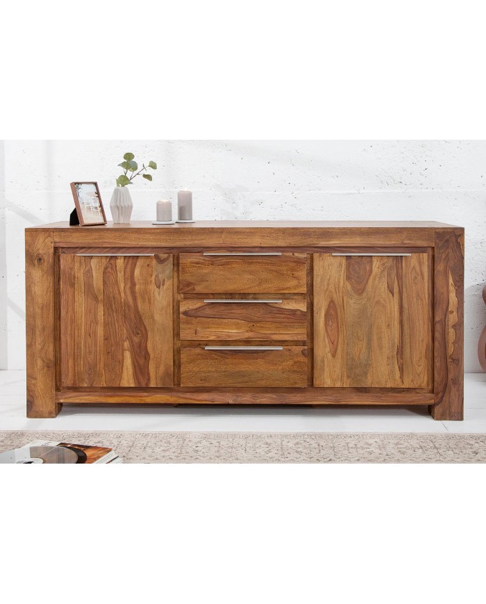 Commode buffet en bois massif de sheesham TITAN™ 175