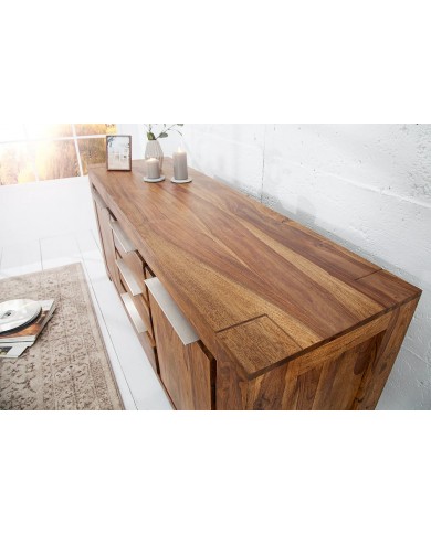 Commode buffet en bois massif de sheesham TITAN™ 175