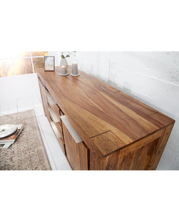 Commode buffet en bois massif de sheesham TITAN™ 175
