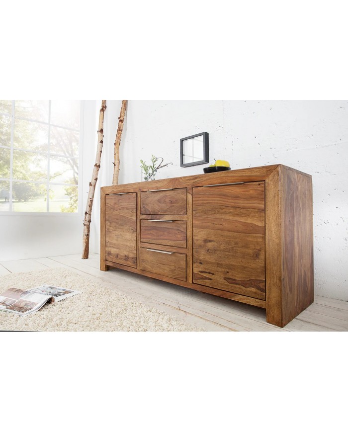 BUFFET COREX™ 135 : COMPACT, ÉLÉGANCE MASSIVE EN SHEESHAM 100% NATUREL