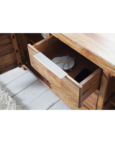 BUFFET COREX™ 135 : COMPACT, ÉLÉGANCE MASSIVE EN SHEESHAM 100% NATUREL