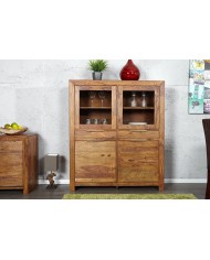 BUFFET HAUT COREX™ TOWER 140 – L’ÉLÉGANCE VERTICALE EN SHEESHAM MASSIF