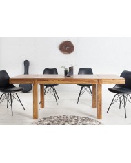 Table extensible en bois massif à rallonges 120(200)x80x75cm COREX™