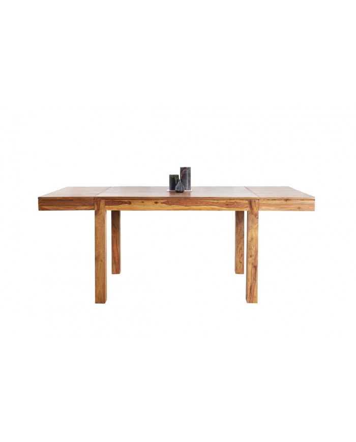 Table extensible en bois massif à rallonges 120(200)x80x75cm COREX™