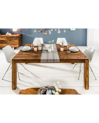 Table extensible en bois massif à rallonges 160(240)x100x76 cm COREX™
