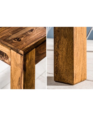 Table extensible en bois massif à rallonges 160(240)x100x76 cm COREX™