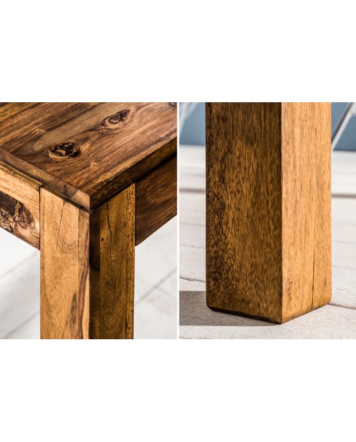 Table extensible en bois massif à rallonges 160(240)x100x76 cm COREX™