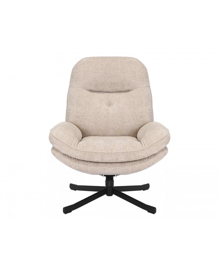 Fauteuil rotatif à 360° avec dossier inclinable design ultra confort Harper