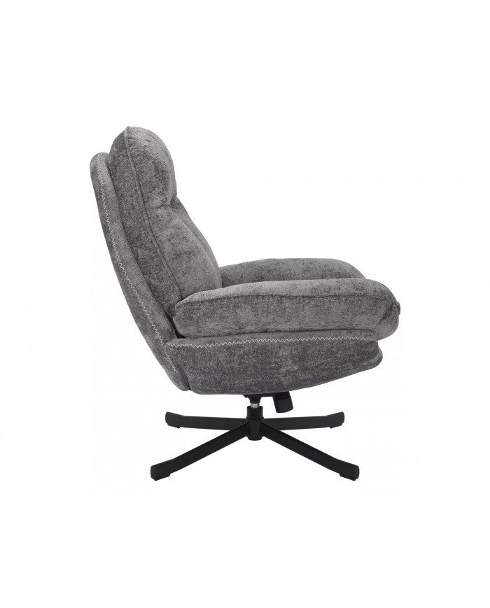 Fauteuil rotatif à 360° avec dossier inclinable design ultra confort Harper