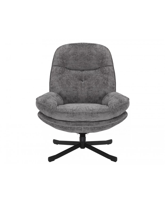 Fauteuil rotatif à 360° avec dossier inclinable design ultra confort Harper
