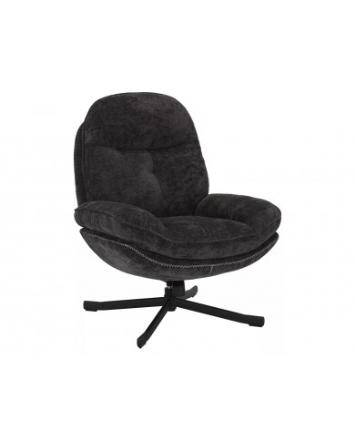 Fauteuil rotatif à 360° avec dossier inclinable design ultra confort Harper