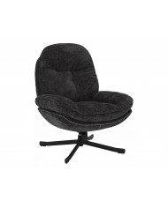 Fauteuil rotatif à 360° avec dossier inclinable design ultra confort Harper