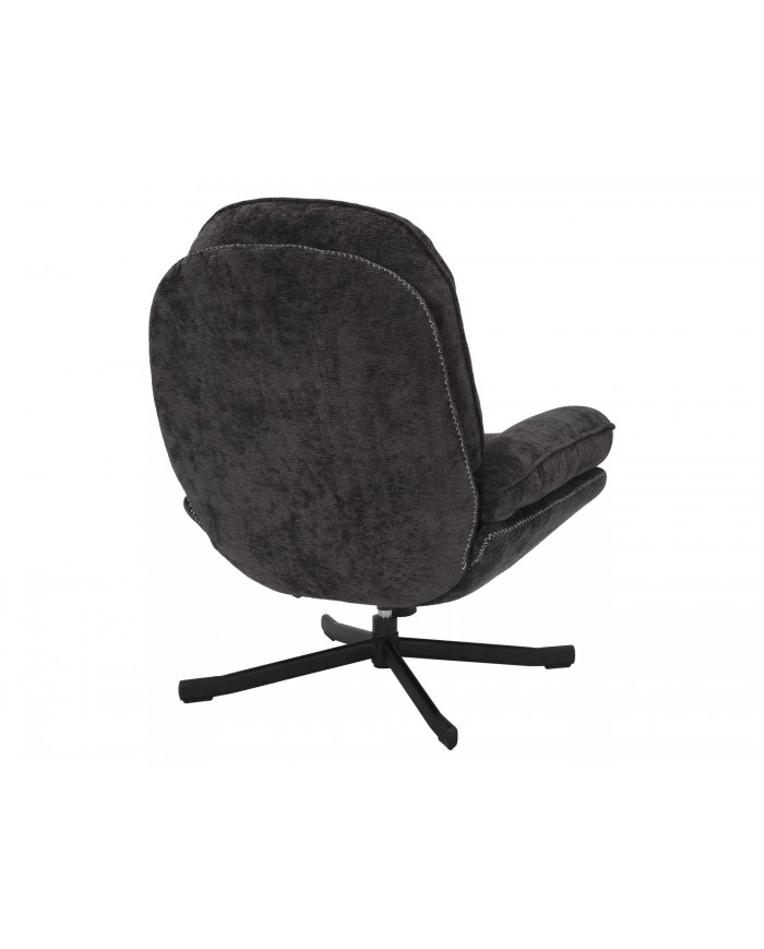 Fauteuil rotatif à 360° avec dossier inclinable design ultra confort Harper
