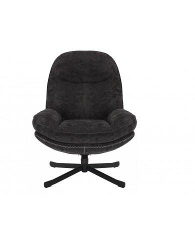 Fauteuil rotatif à 360° avec dossier inclinable design ultra confort Harper
