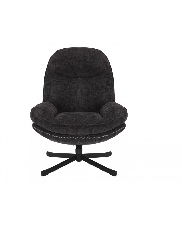 Fauteuil rotatif à 360° avec dossier inclinable design ultra confort Harper