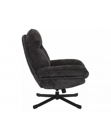 Fauteuil rotatif à 360° avec dossier inclinable design ultra confort Harper