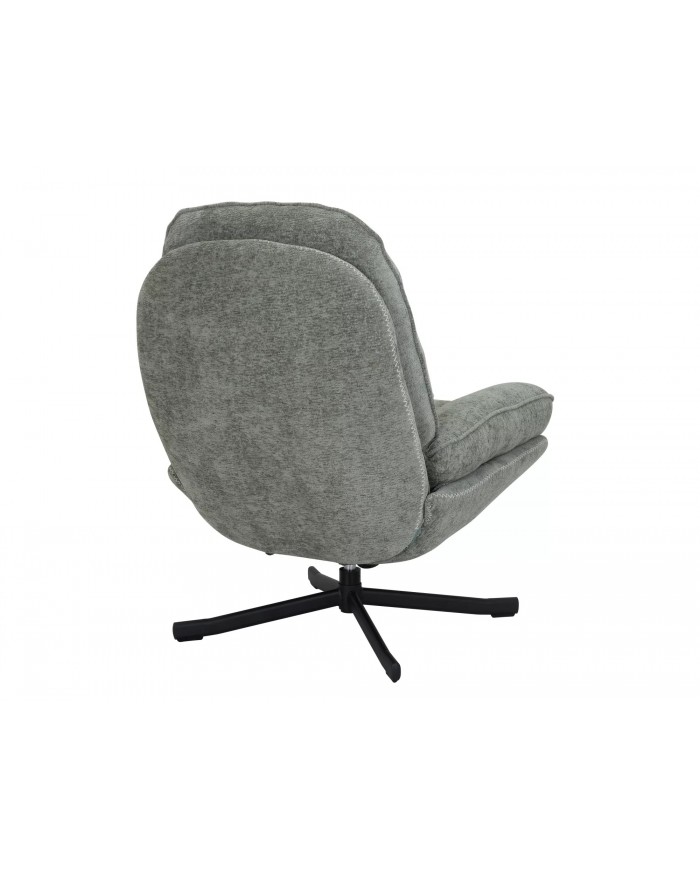 Fauteuil rotatif à 360° avec dossier inclinable design ultra confort Harper