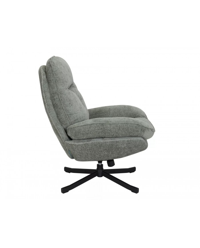 Fauteuil rotatif à 360° avec dossier inclinable design ultra confort Harper