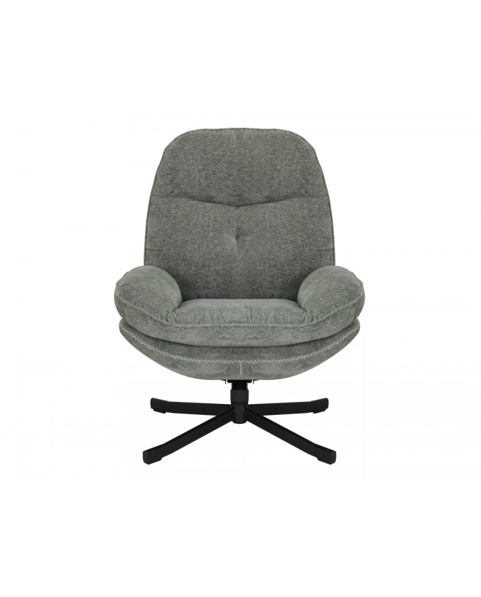 Fauteuil rotatif à 360° avec dossier inclinable design ultra confort Harper