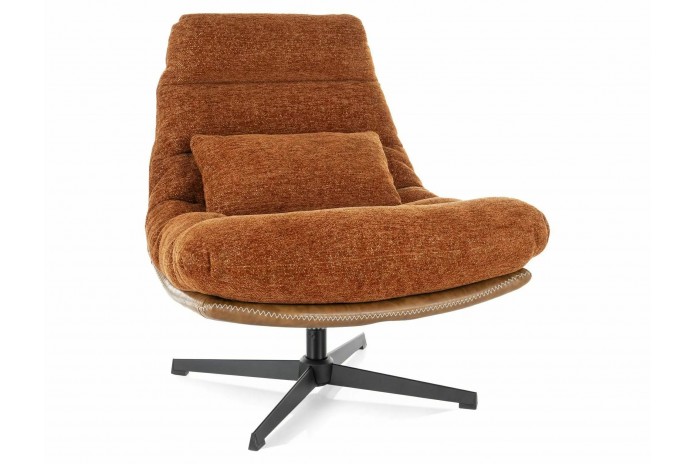 Fauteuil rotatif à 360° design ultra confort Felicity Raven