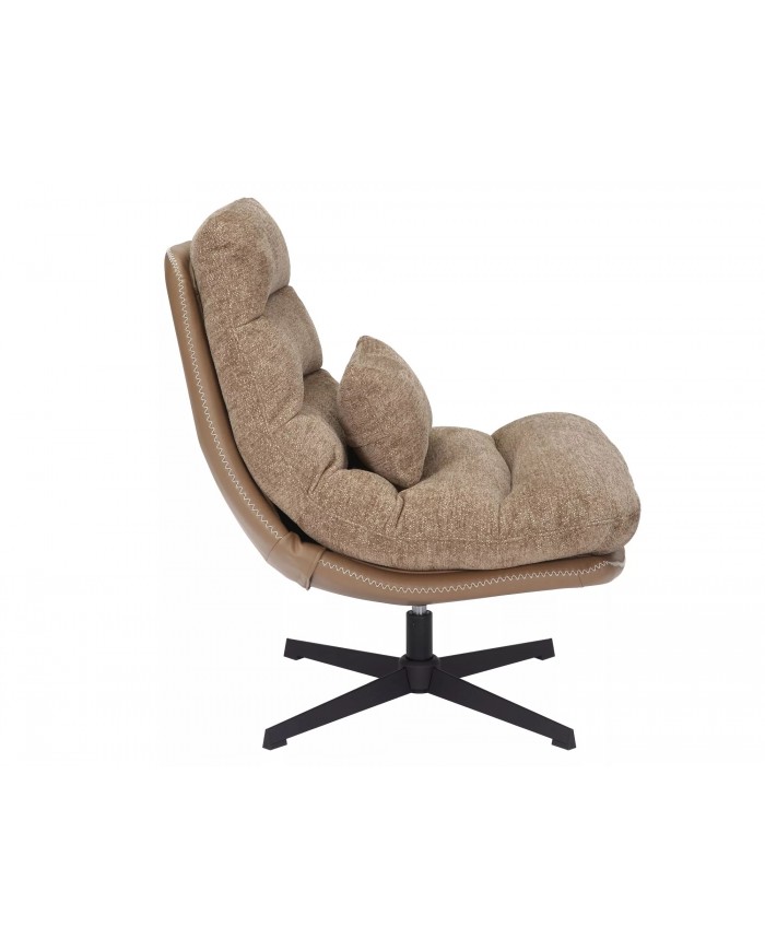 Fauteuil rotatif à 360° design ultra confort Felicity Raven