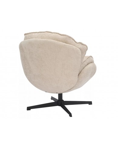 Fauteuil rotatif à 360° design ultra confort Betty