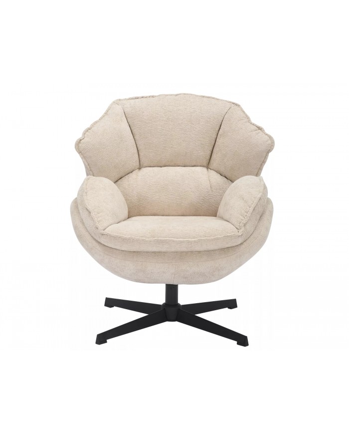 Fauteuil rotatif à 360° design ultra confort Betty