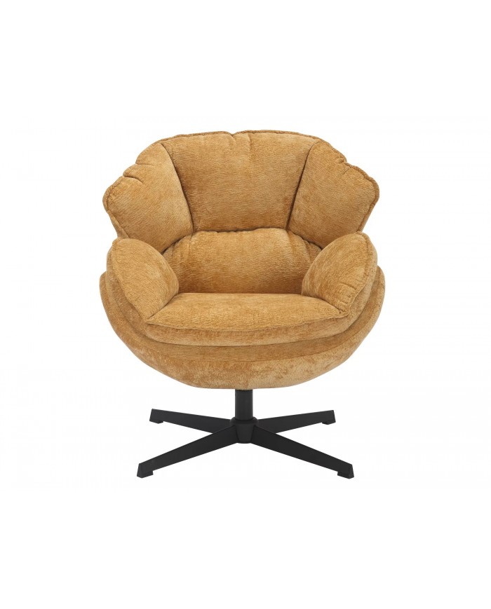 Fauteuil rotatif à 360° design ultra confort Betty