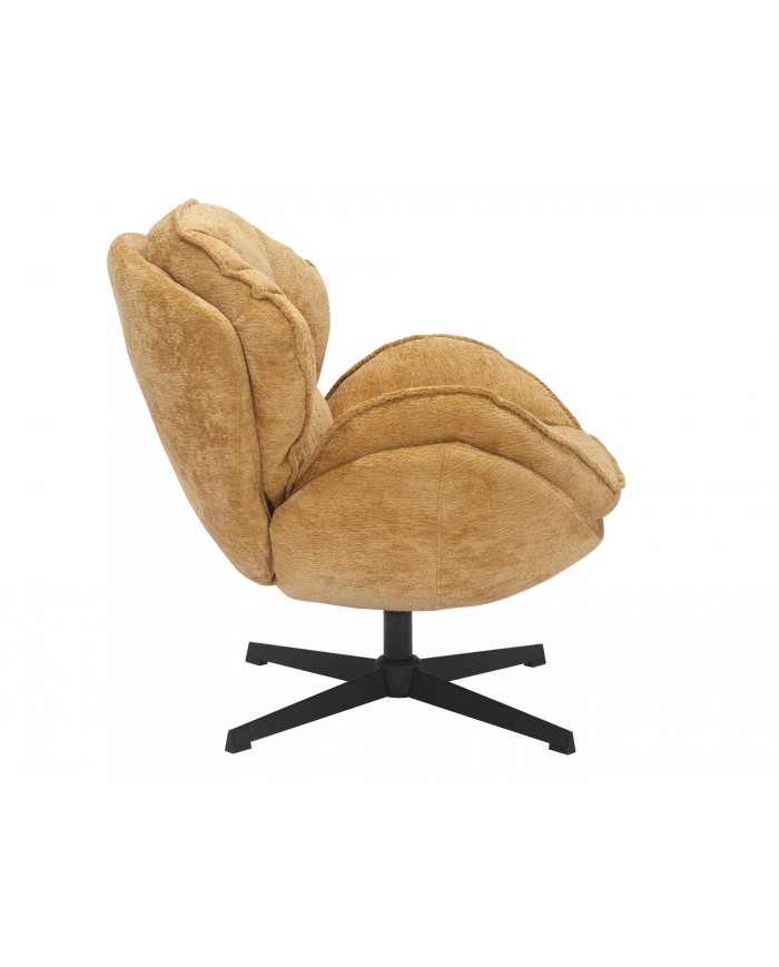 Fauteuil rotatif à 360° design ultra confort Betty