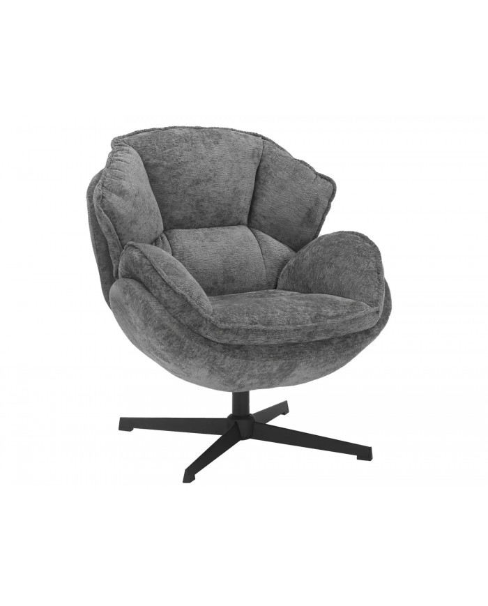 Fauteuil rotatif à 360° design ultra confort Betty