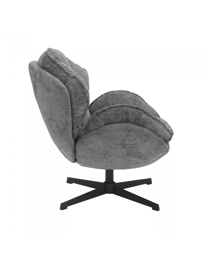 Fauteuil rotatif à 360° design ultra confort Betty
