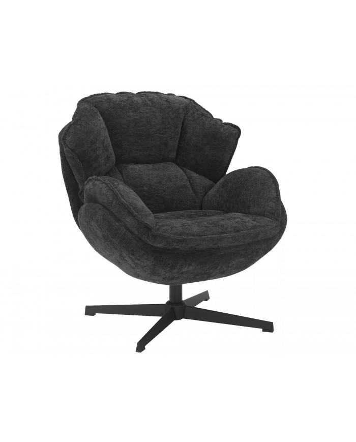 Fauteuil rotatif à 360° design ultra confort Betty