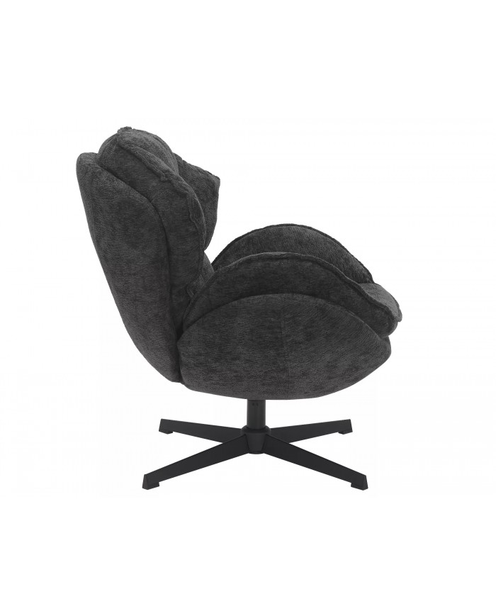 Fauteuil rotatif à 360° design ultra confort Betty