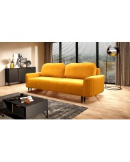 Canapé Orfeo Velluto 8 Premium véritable lit 2 places - Matelas haute élasticité, parfait pour un usage quotidien
