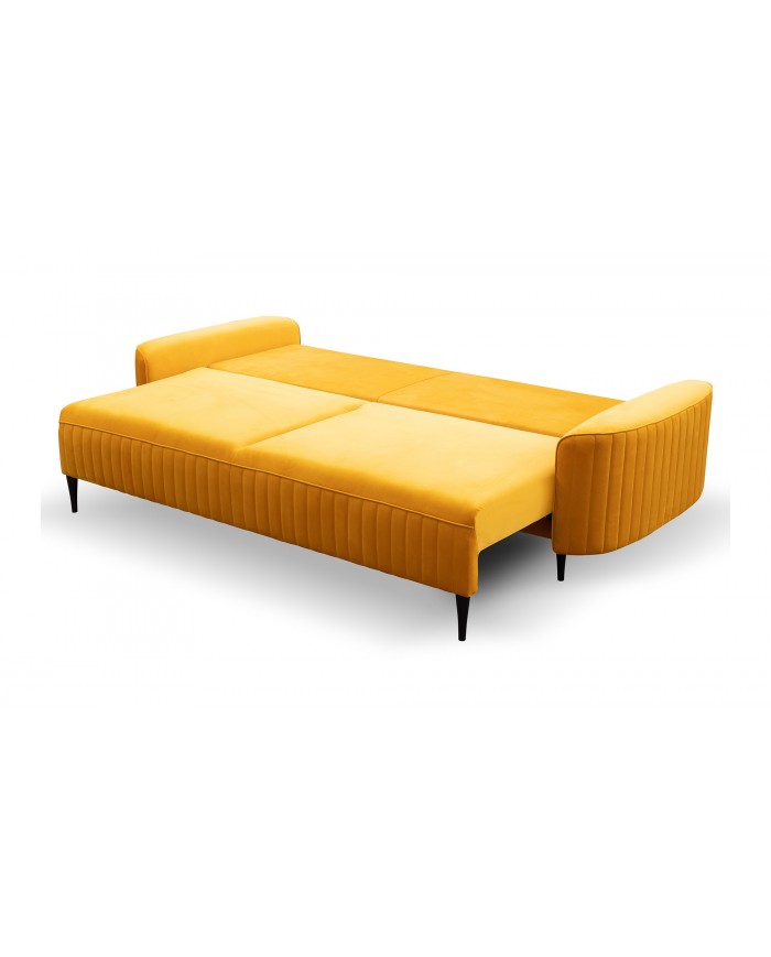 Canapé Orfeo Velluto 8 Premium véritable lit 2 places - Matelas haute élasticité, parfait pour un usage quotidien